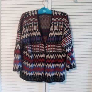 Peruvian Connection cotton cardigan
